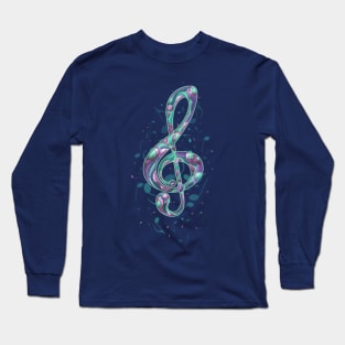 Treble Clef Long Sleeve T-Shirt